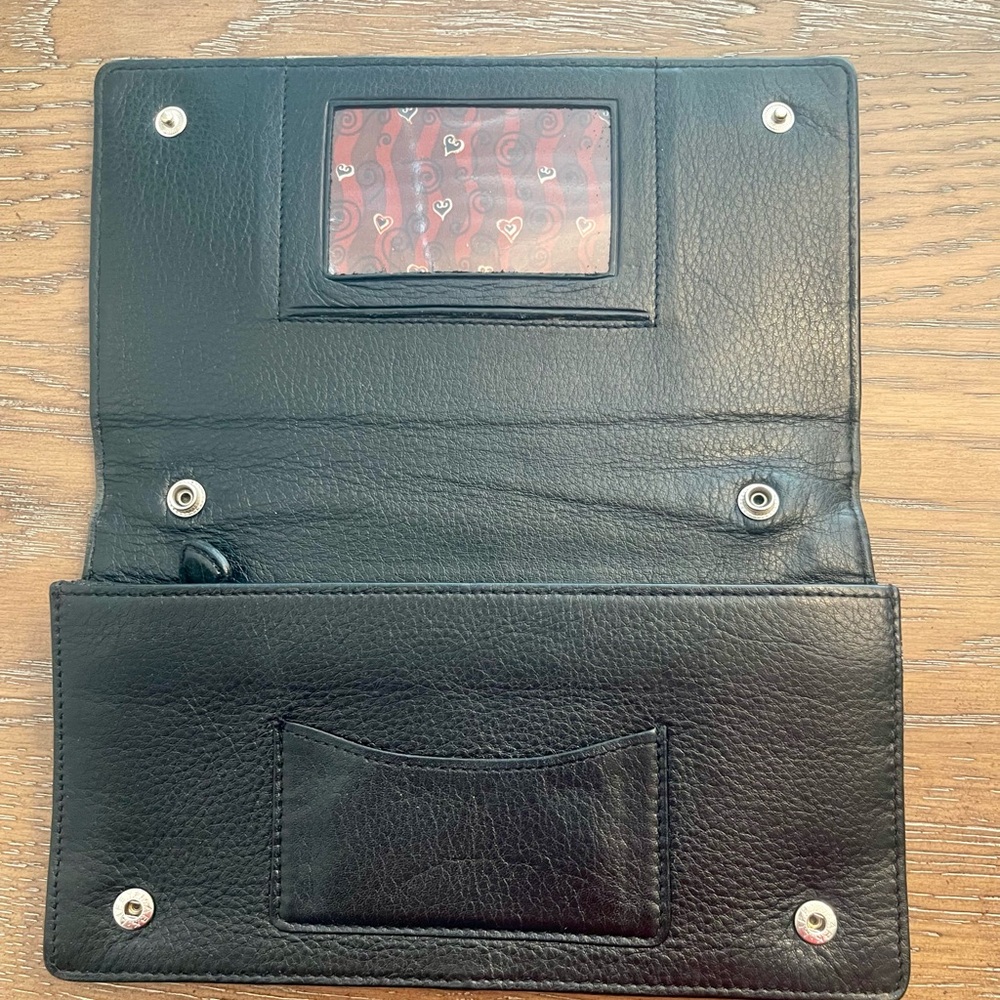 Brighton Black Croc-Embossed Crossbody Bag - Picture 8 of 11
